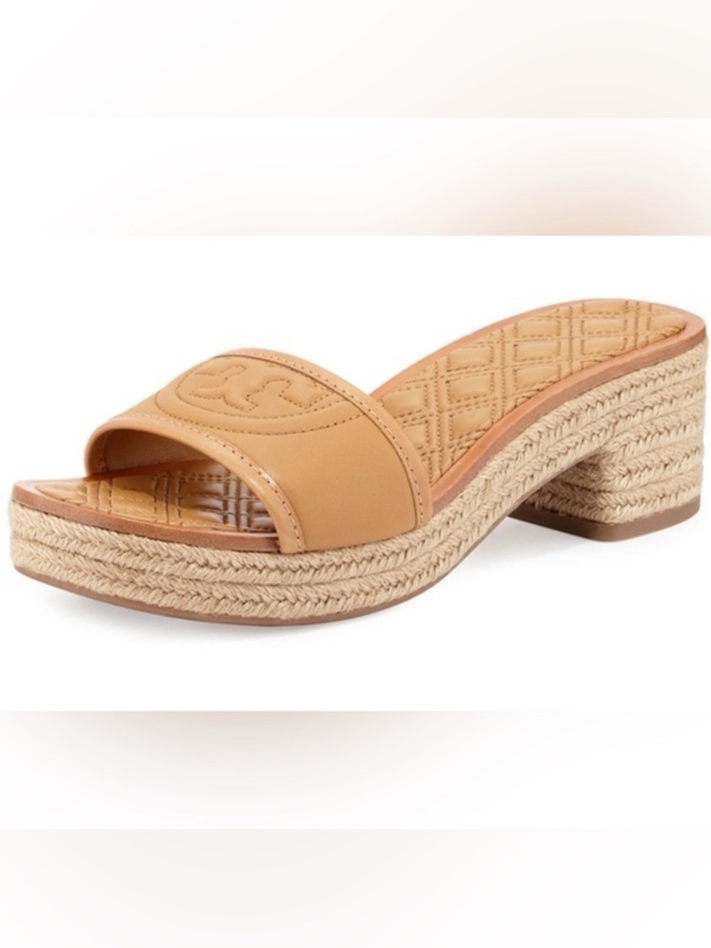 TORY BURCH- Fleming Espadrille Tan Size 11